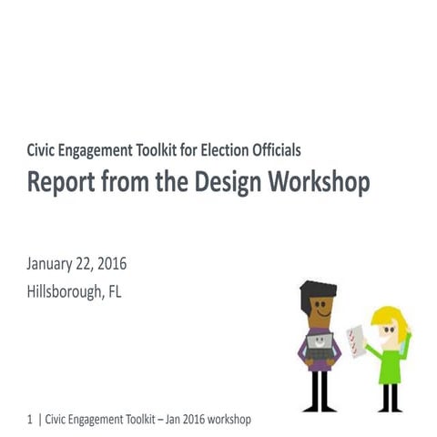 Civic Engagement Toolkit - Design Workshop