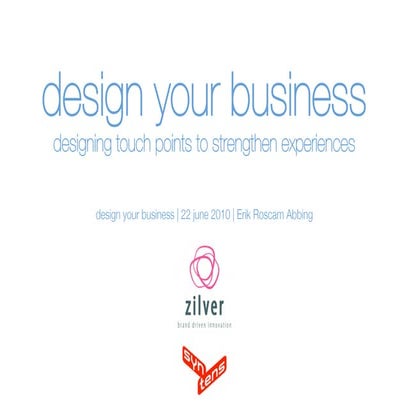 Design your business