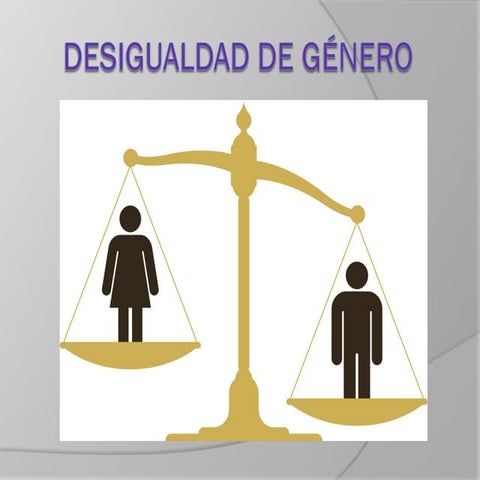 Desigualdad de género