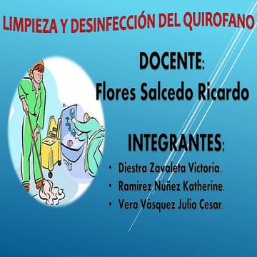 Desinfeccion del Quirofano