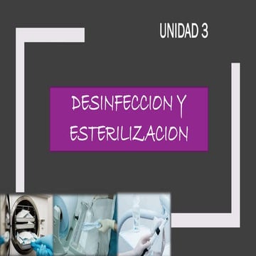 DESINFECCIOON  Y  ESTTERILIZACION DENTAL