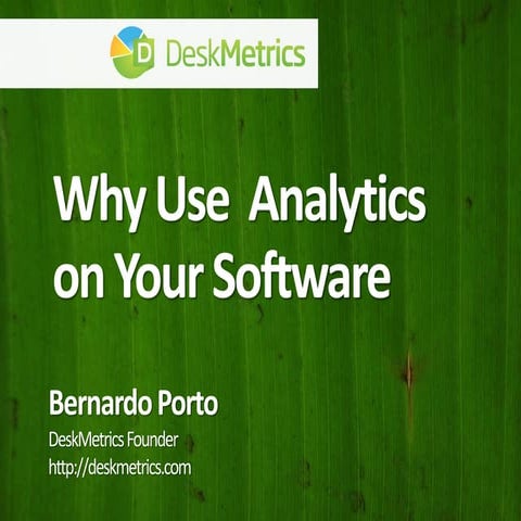 Why Use Analytics on Your Software