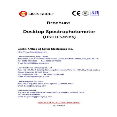 Spectrophotometer | PDF