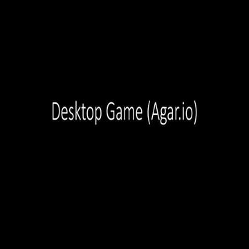 Desktop game agar.io
