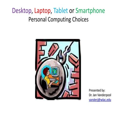 Desktop, laptop, tablet or smartphone