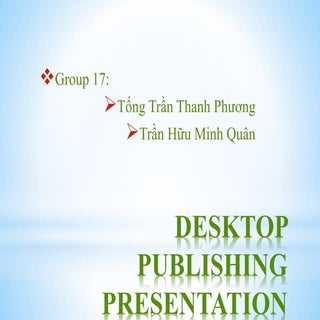 Desktop Publishing - Tran Huu Minh ...