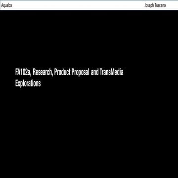 Aqualox Final Powerpoint