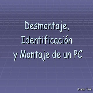 Desmontaje, identificación y montaj...