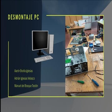 Desmontaje PC, una introducción al mundo del software.