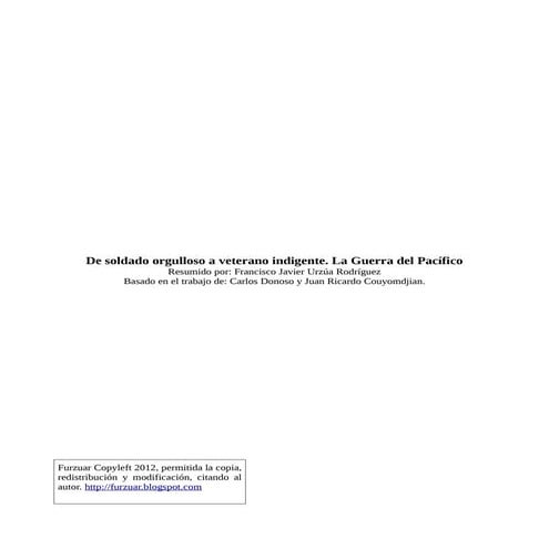 De soldado orgulloso a veterano indigente