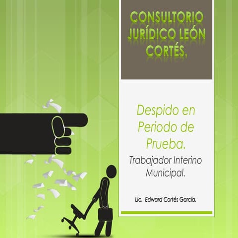 Despido en Período de Prueba Empleado Municipal