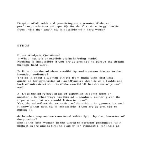 Despite of all odds and practicing on a scooter if she can perfo