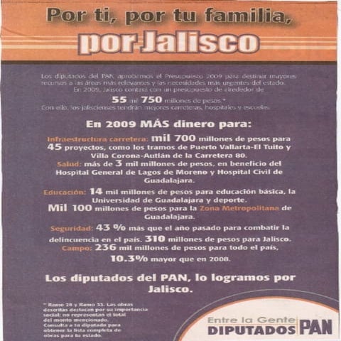 Desplegado Prepsto Jal 2009