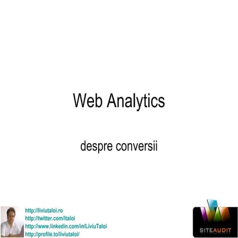 Despre Conversii in Google Analytics