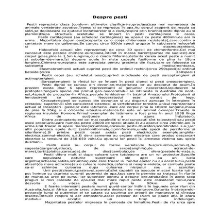 Pestii reprezinta clasa (conform ultimelor clasificari-supraclasa)cea ...