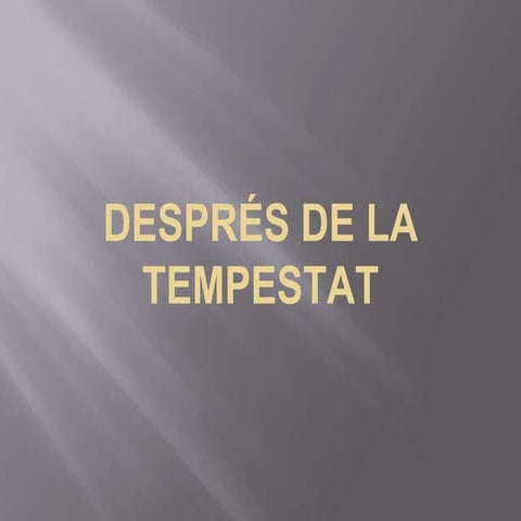 Despres de la tempestat