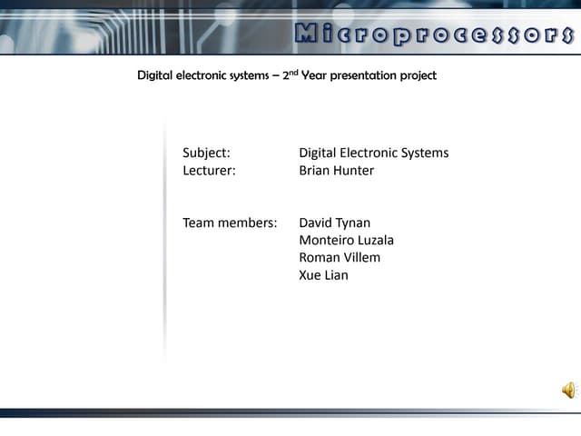 Des Presentation