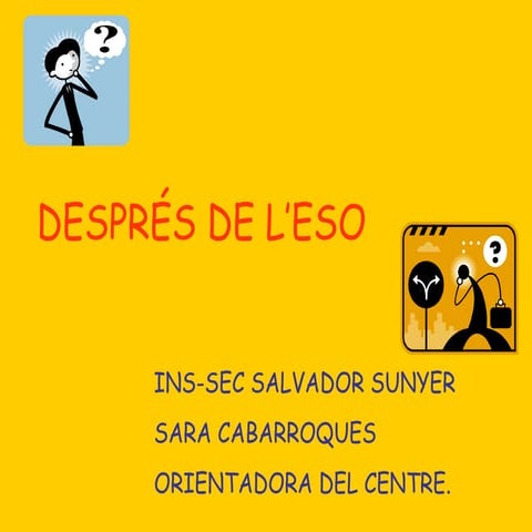 Després de l’eso