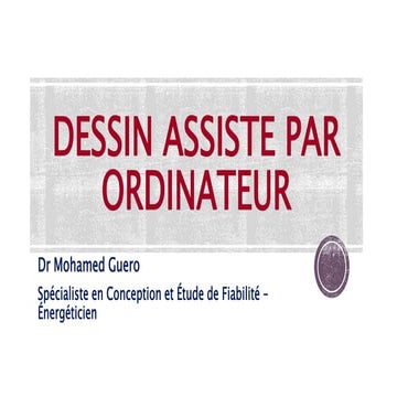 DESSIN ASSISTE PAR ORDINATEUR.pptx