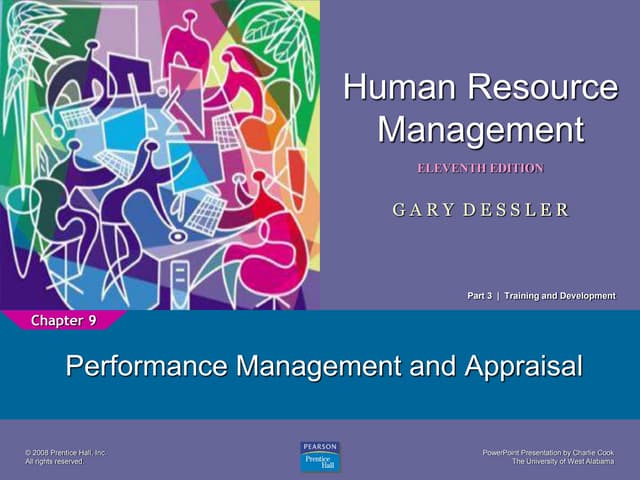 Dessler ch 09-performance management and appraisal