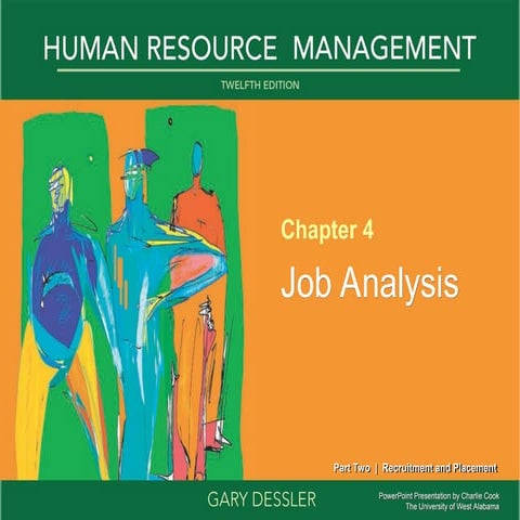 Chapter 04 Job Analysis in the Humman resource Management