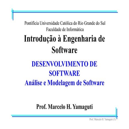 Análise e Modelagem de Software