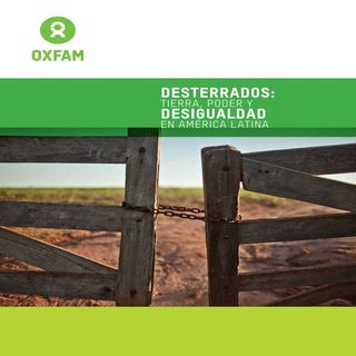 Reporte Oxfam "Desterrados: Tierra,...