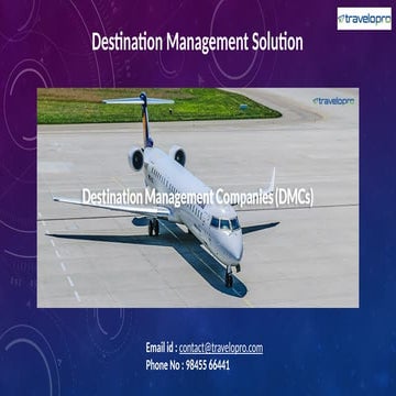 Destination Management Solution | Destination Management Software