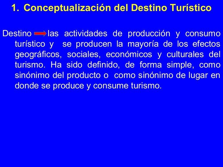 Destinos Turisticos