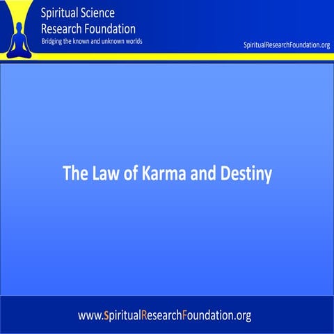 Destiny And Karma