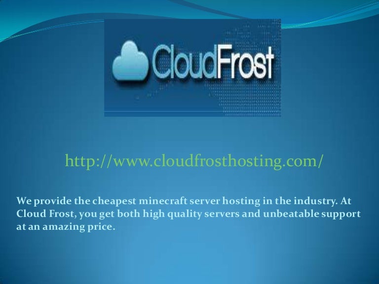 Detailed discussion of typical minecraft server hosting