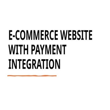 Comprehensive Multi-Vendor E-Commerce Platform with Integrated Payment ...