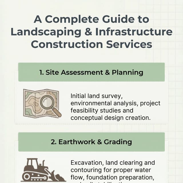 Know All About Landscaping & Infrastructure Construction | PDF