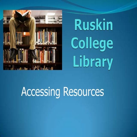 Detailed Library Induction 