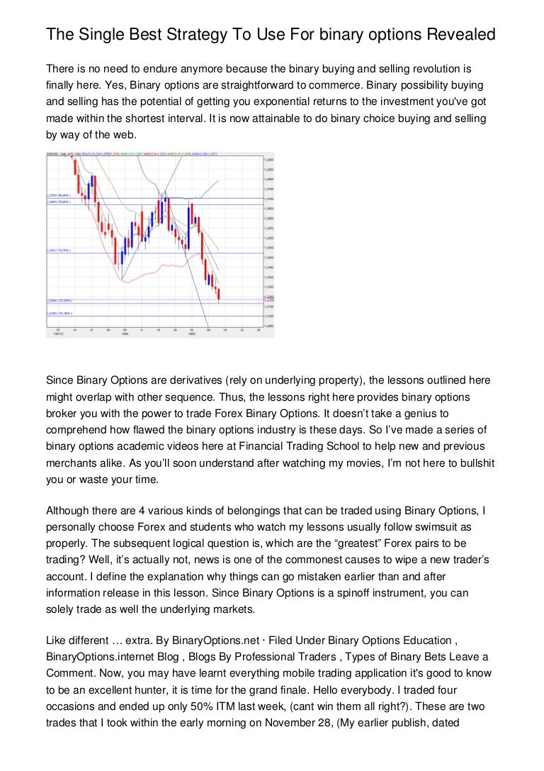 Que son binary options