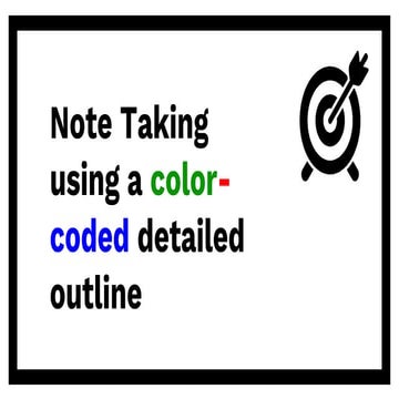 Research Paper Note Taking with an Outline