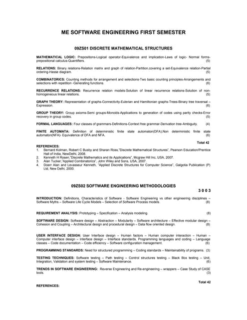 Detailed syllabus