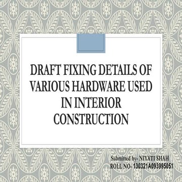 DETAILS ON VARIOUS HARDWARE powerpoint.. | PPTX | Bath and Shower ...