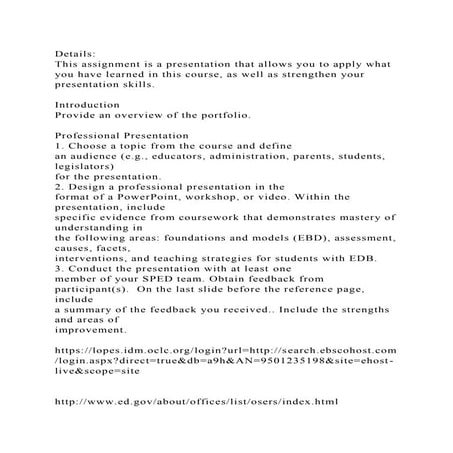 DetailsThis assignment is a presentation that allows you to apply.docx