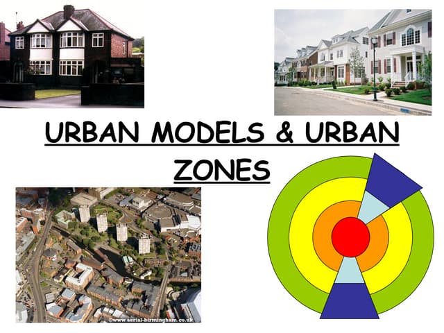 Models of Urban Structure