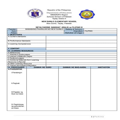 DETALYADONG BANGHAY ARALIN SA FILIPINO.docx