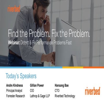 Detect and Fix Performance Problems Faster
