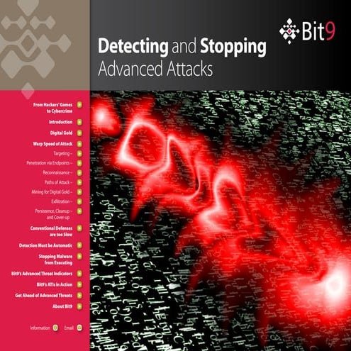 Detecting Stopping Advanced Attacks