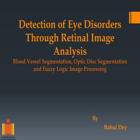 Detection of eye disorders through retinal image analysis