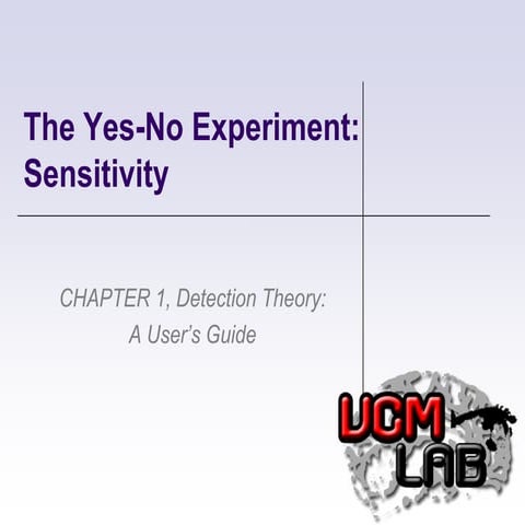 DETECTION THEORY CHAPTER 1
