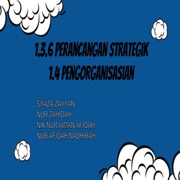 1.3.6 Perancangan Strategik STPM Sem 2 Pengajian Perniagaan