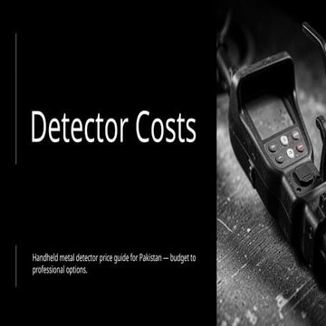 Comprehensive Guide to Handheld Metal Detector Costs and Buying Tips in ...