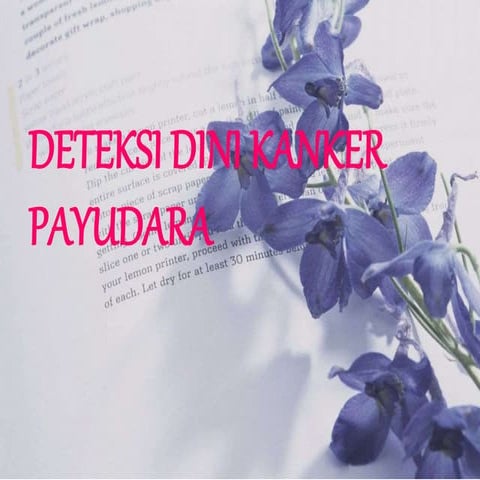 Deteksi dini kanker payudara