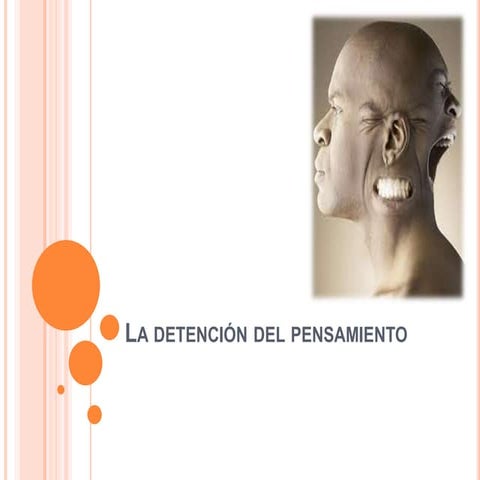 Detencion del pensamiento