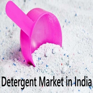 Detergent Market in India as of 2015 (Surf Excel, Ariel, Nirma, Wheel, Tide, ...